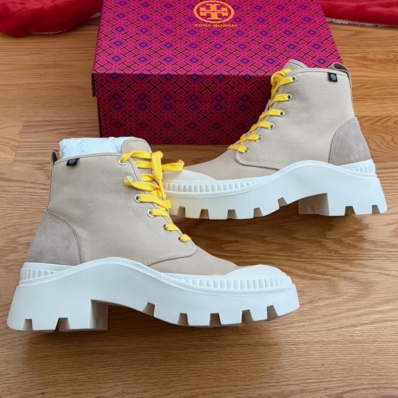 Tory Burch NIB Camp Sneaker Boot (8) - Picture 7 of 16